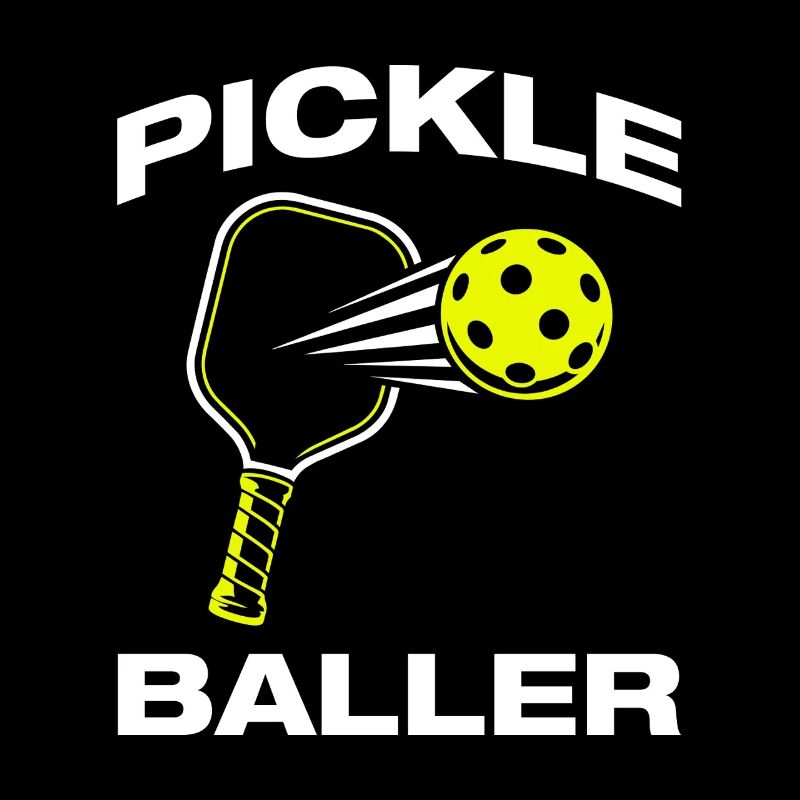 Pickle Baller Funny Pickleball Player
