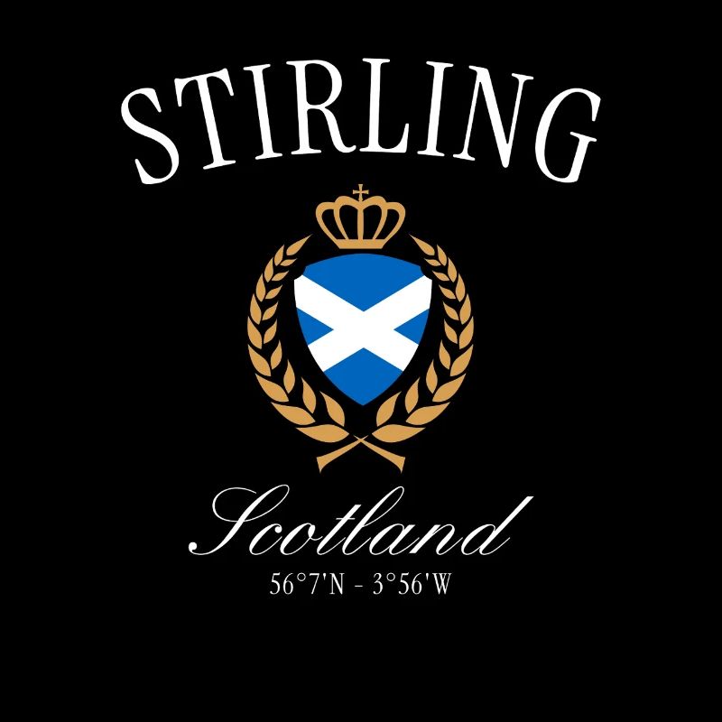 Stirling Schottland Wappen Krone – Reise Souvenir