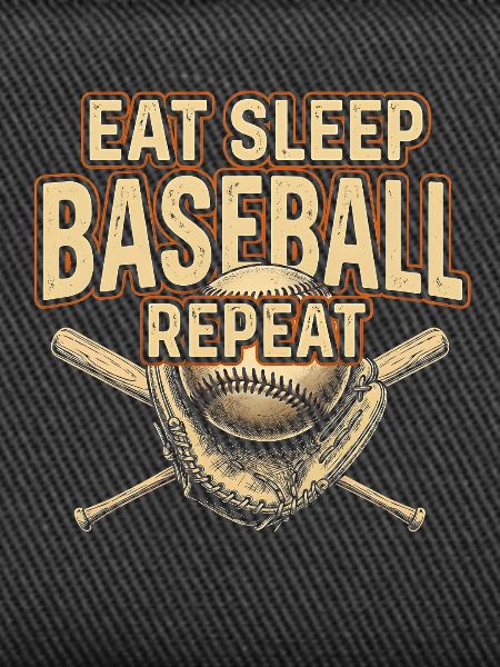 Eat Sleep Baseball Repeat