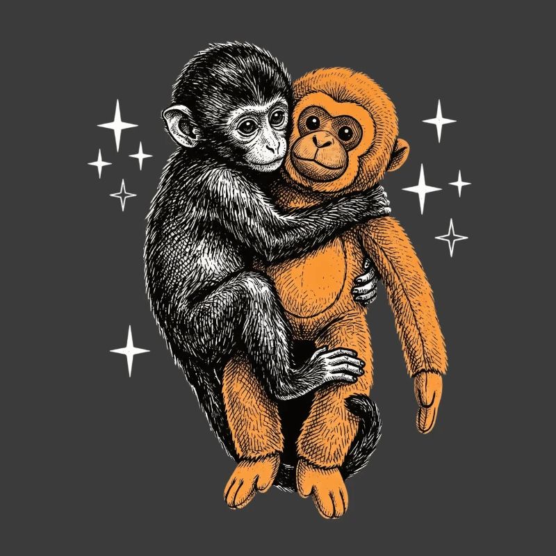 Bébé Singe Coup de Poing