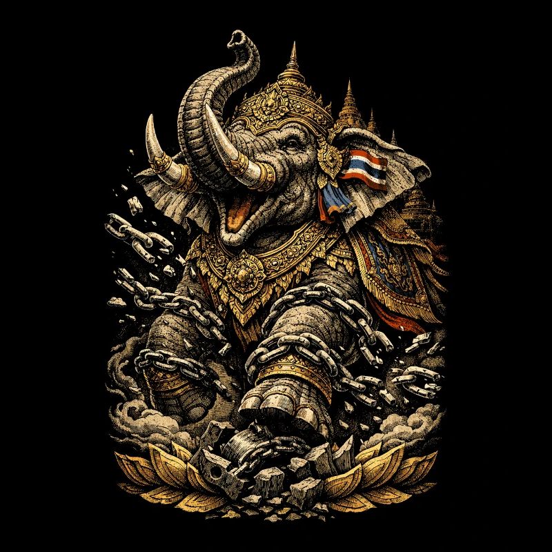 Thailand Thai Pride Elephant