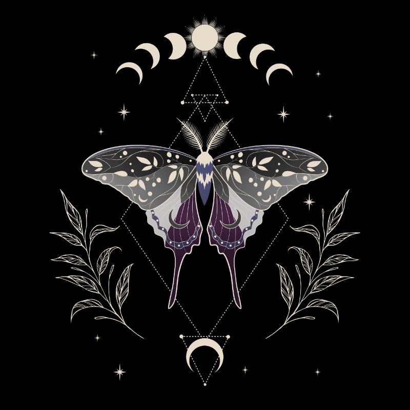 Asexual Luna Moth LGBT Pride Flag