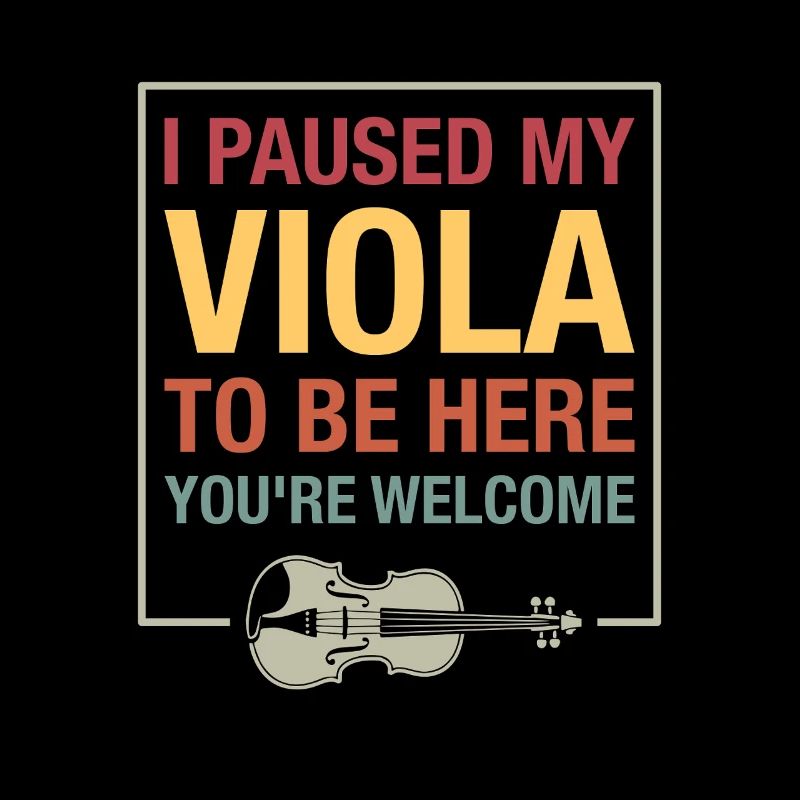 Viola Paused Viola Playing Musician retro