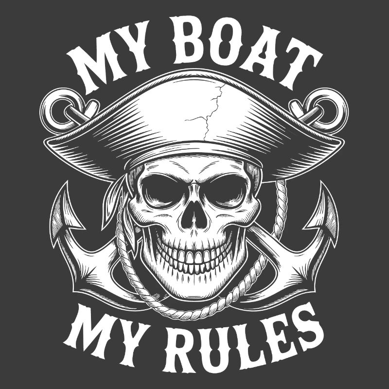 Mon bateau, mes règles – Crâne de pirate