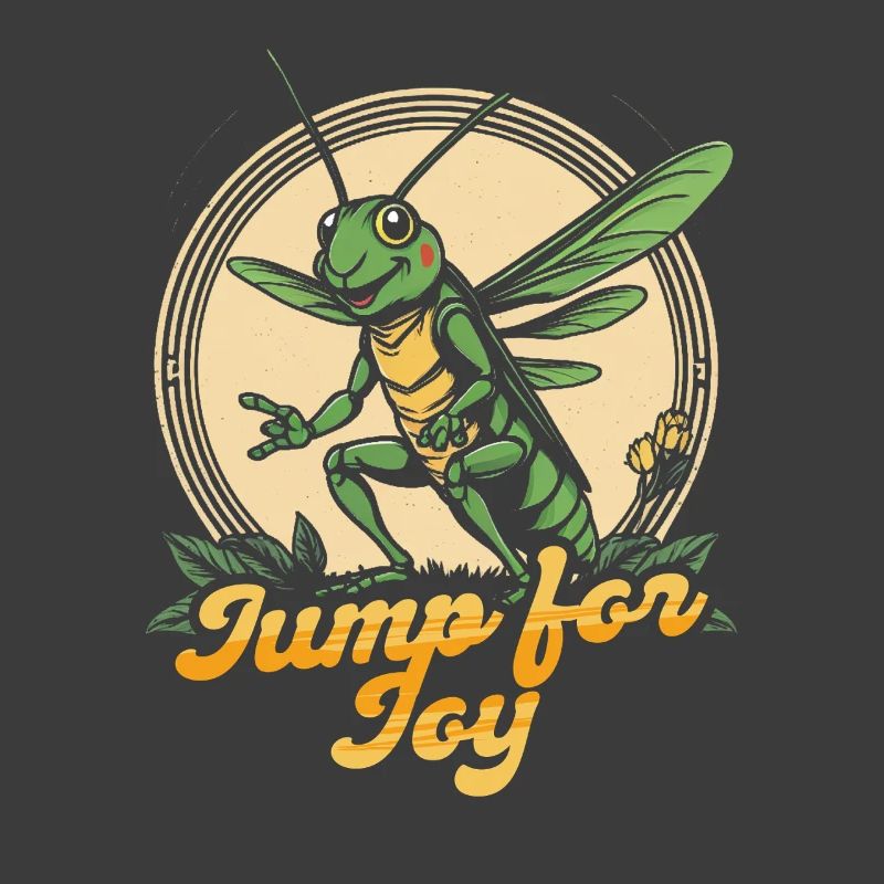 Grasshopper Field Locusts Jump For Joy