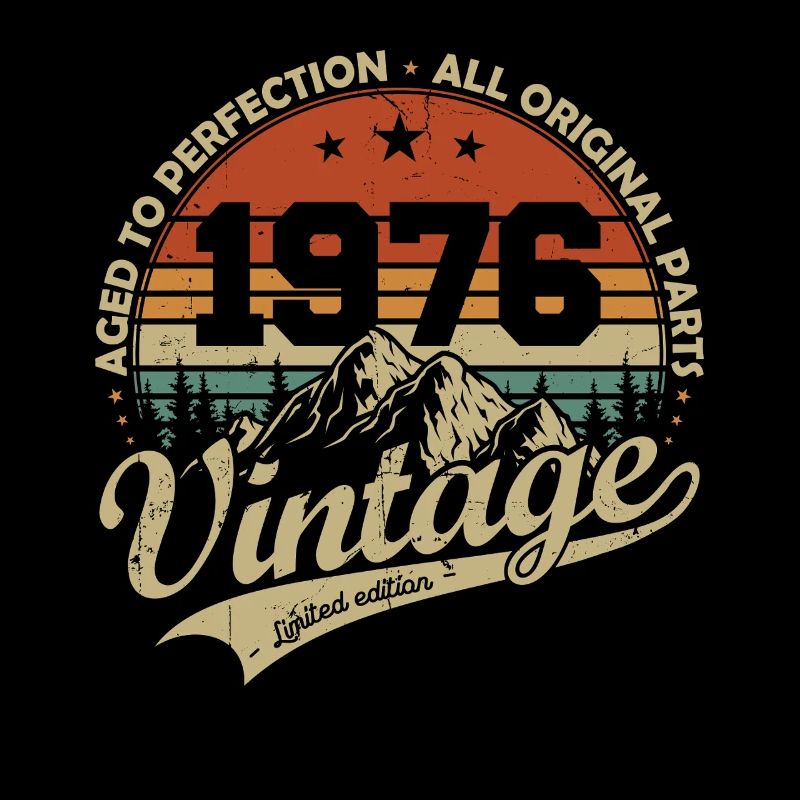 1976 Vintage Original Retro Geburtstagsgeschenk