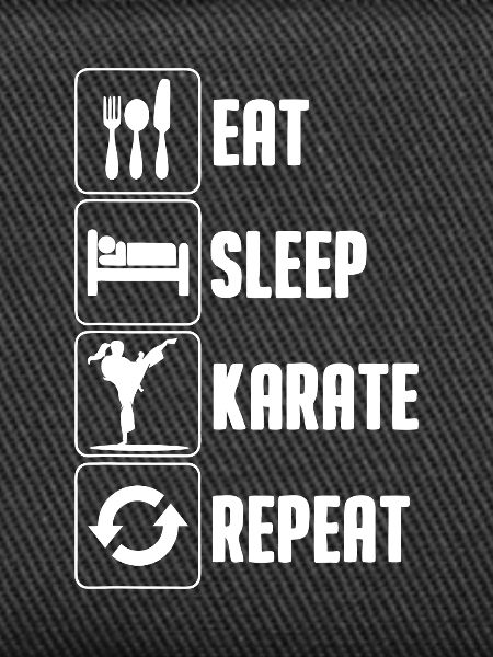 Eat Sleep Karate Repeat