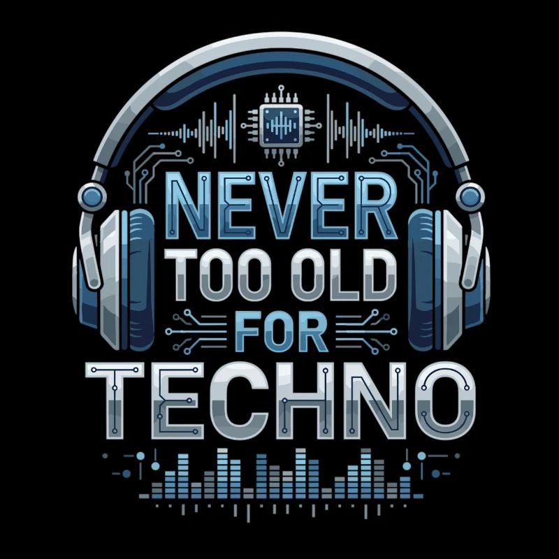 Never Too Old For Techno DJ Music