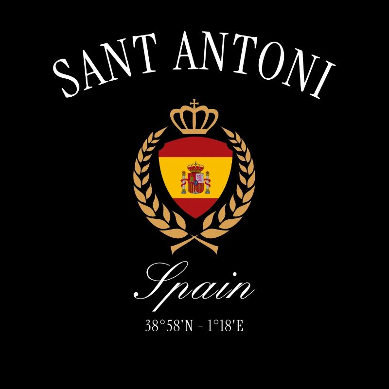 Sant Antoni Ibiza Spanien Wappen – Reise Souvenir