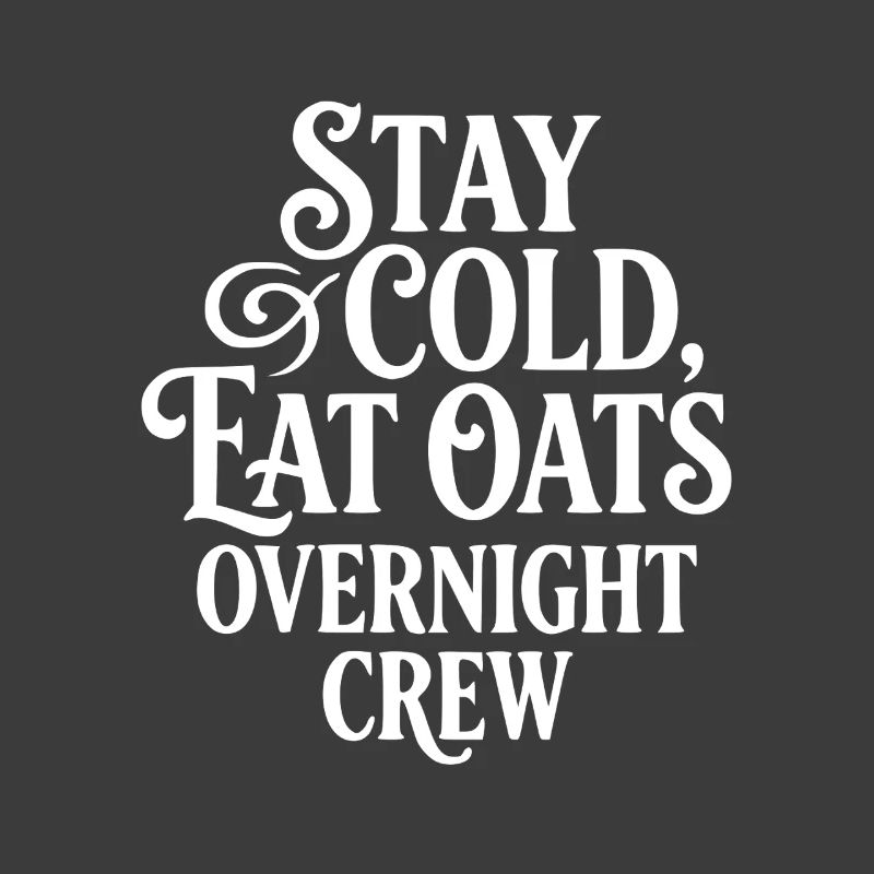 Overnight Oats Müsli Cereals Stay Cold Crew