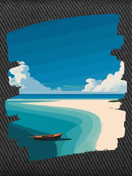 Beach Sea Palm Trees