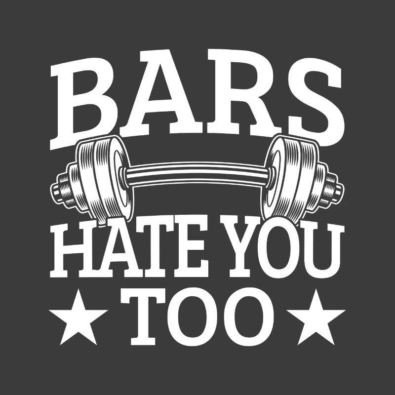 Powerlifting Bodybuilder Bars Hate You Too Gym