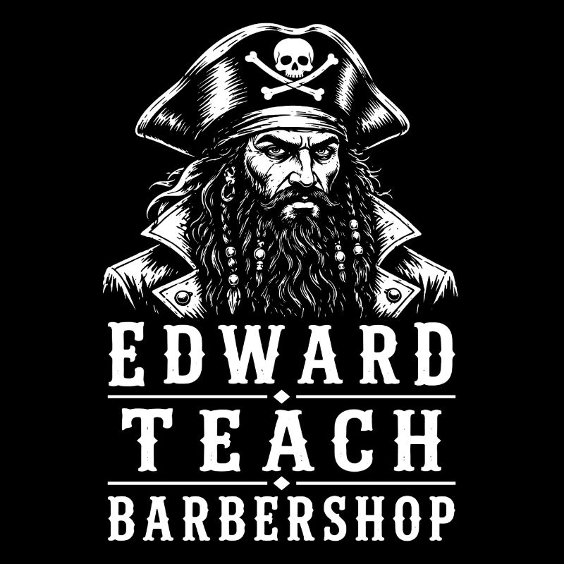 Edward Teach Barbier Pirate Barber Vintage