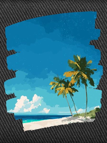 Beach Sea Palm Trees