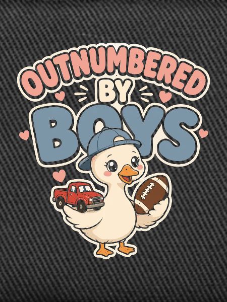 Outnumbered by Boys Duck