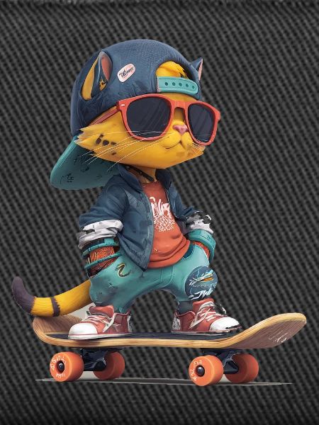 Skater Cat 