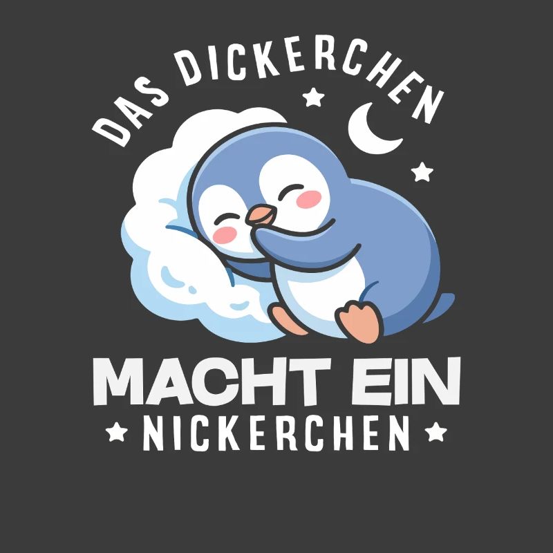 Das Dickerchen macht ein Nickerchen Pinguin