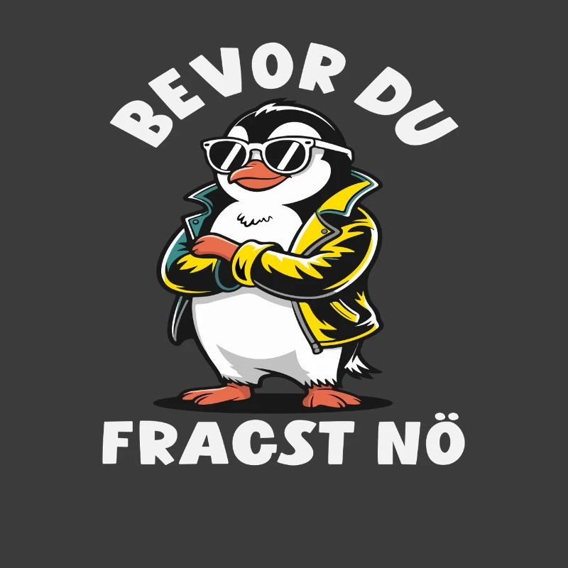 Before you ask: Nope Penguin Leather Jacket