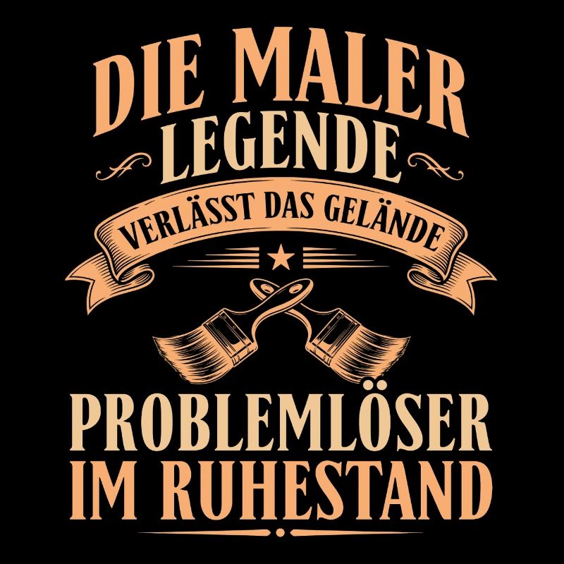 Maler Legende Ruhestand - Rente Abschied Geschenk