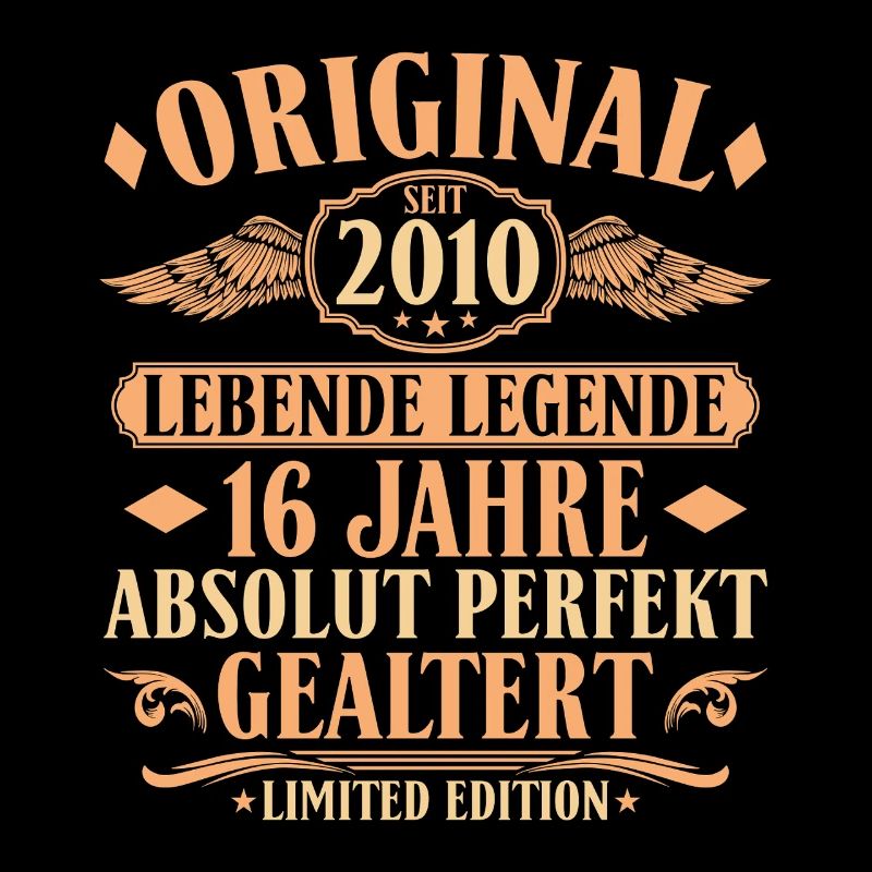 Original seit 2010 - 16. Geburtstag Geschenkidee