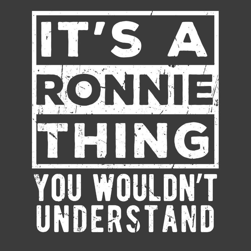 C’est une affaire de Ronnie que tu ne comprendrais pas