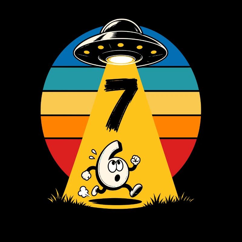 Dessin animé Rainbow UFO Abduction 6 7
