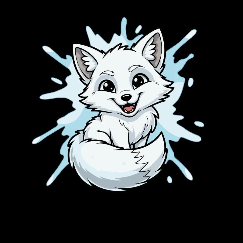 Personnage de Renard Éclaboussure d’Eau