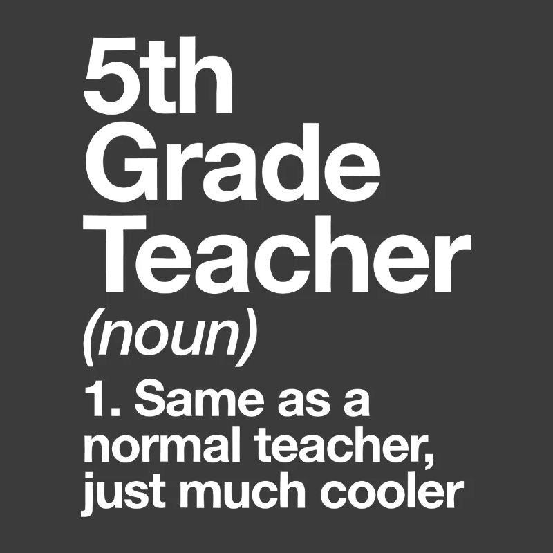 5th Grade Teacher Wordplay Tee