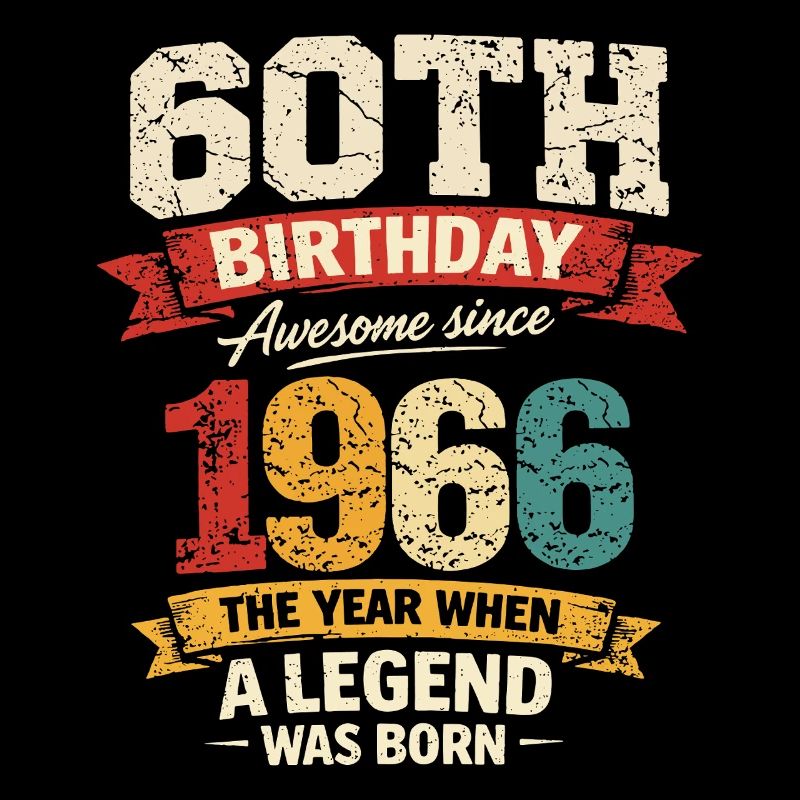 60 Years Anniversary Legend 1966 - Vintage