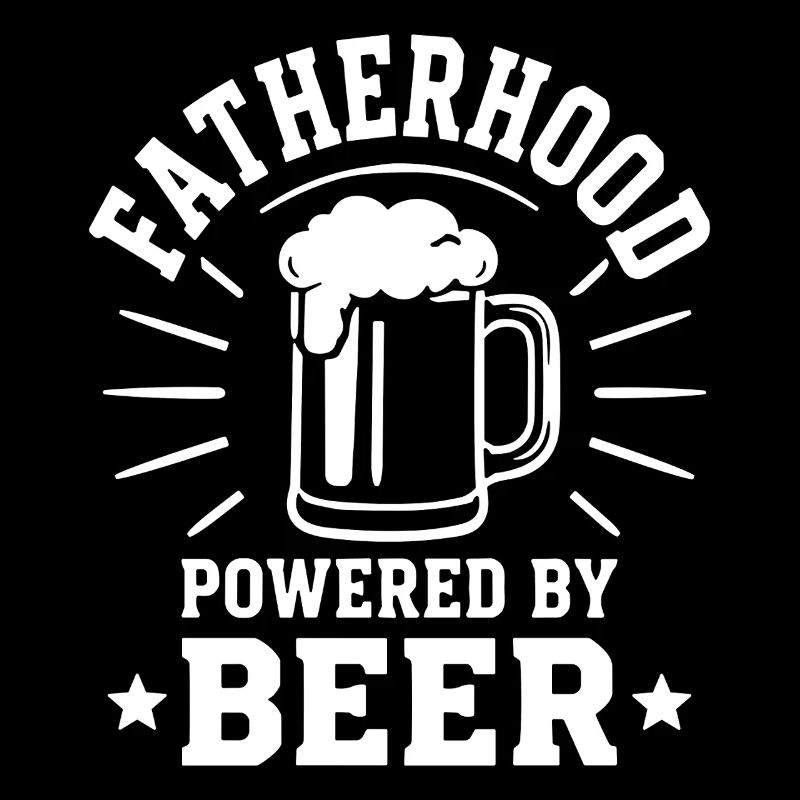 LA PATERNITÉ ALIMENTÉE PAR LA BIÈRE Emblème pour les pères