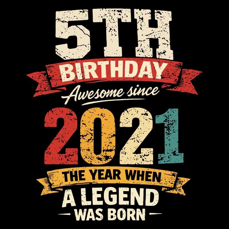 5 Year Anniversary Legend 2021 - Vintage
