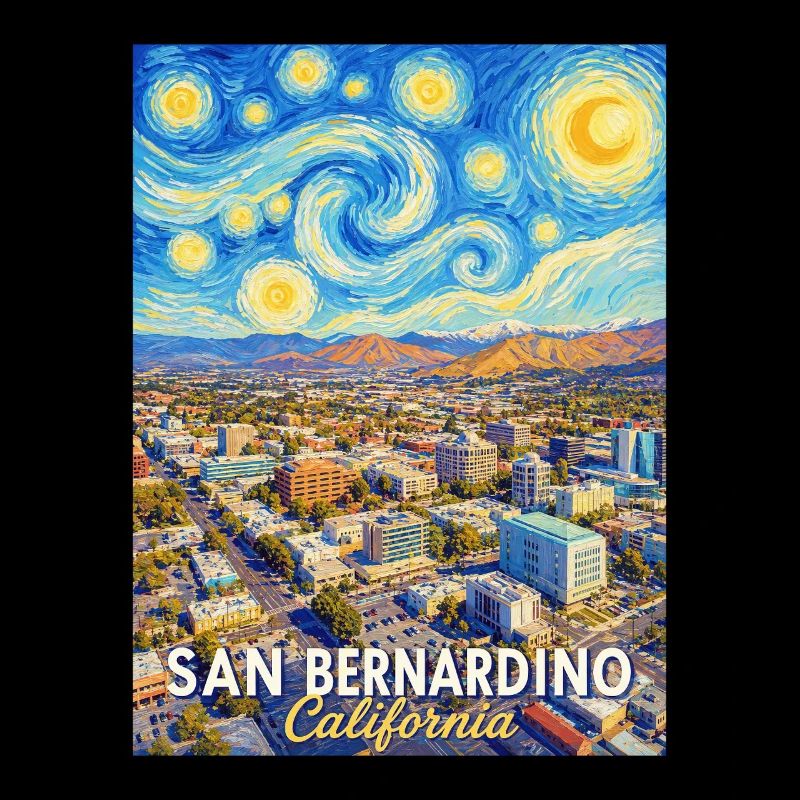 Ciel étoilé à San Bernardino