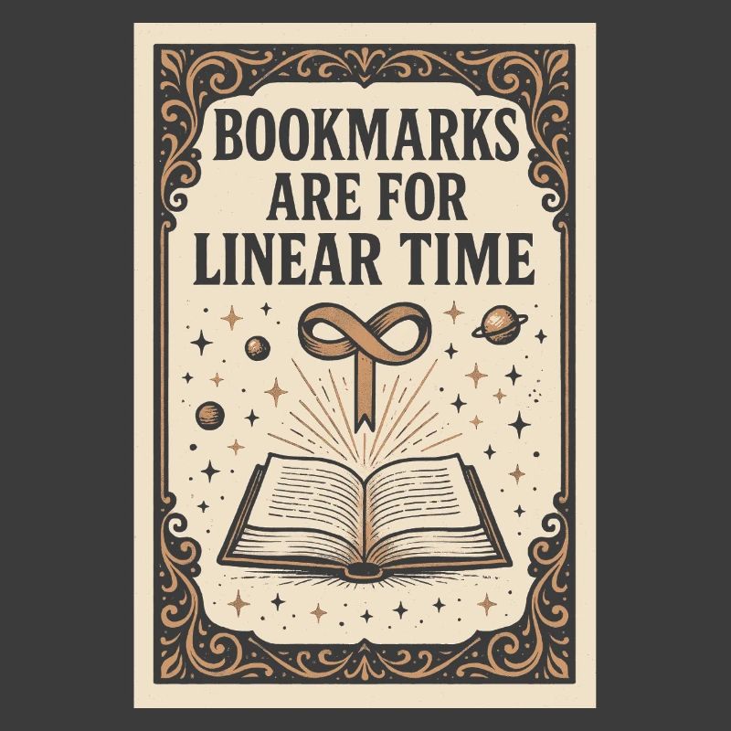 Linear Time Bookmarks | Sci-Fi Book