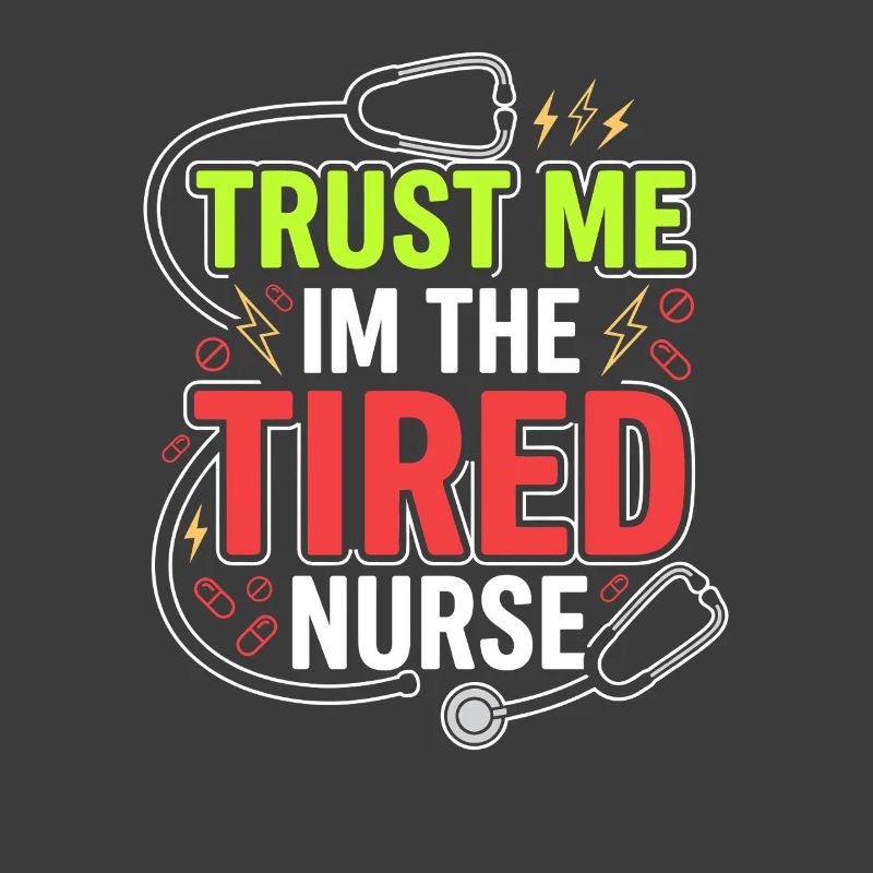 Infirmière de nuit, fatiguée