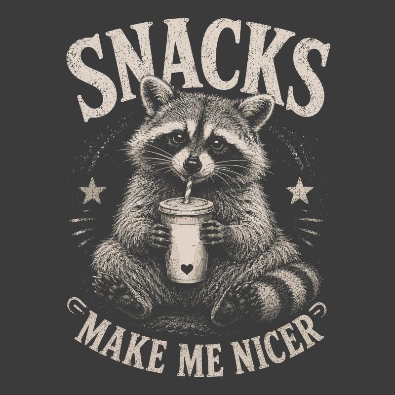 Waschbär, Snacks Make Me Nicer