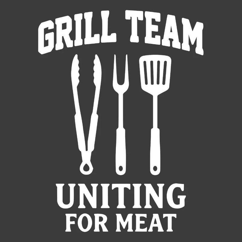 GRILL TEAM UNITING FOR MEAT BBQ Graphic