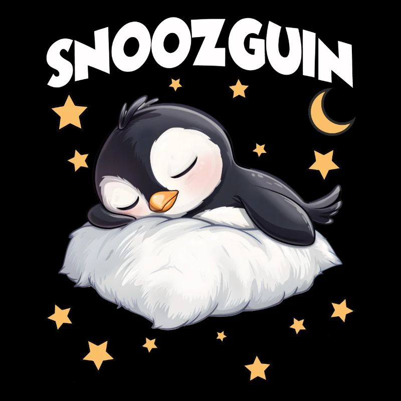 Snoozguin Penguin Pyjama Matinal Fatigué