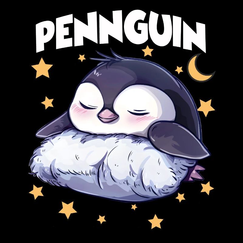 Penguin Pennguin Pajama Late Riser Morning Grouch
