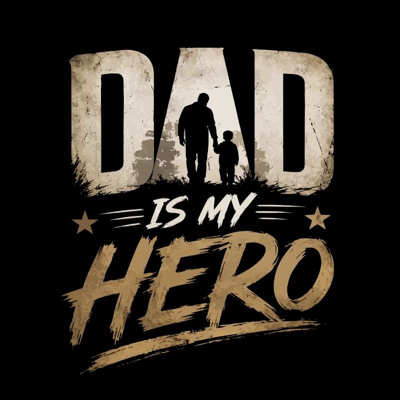 Papa Hero – Father Figure Graphic