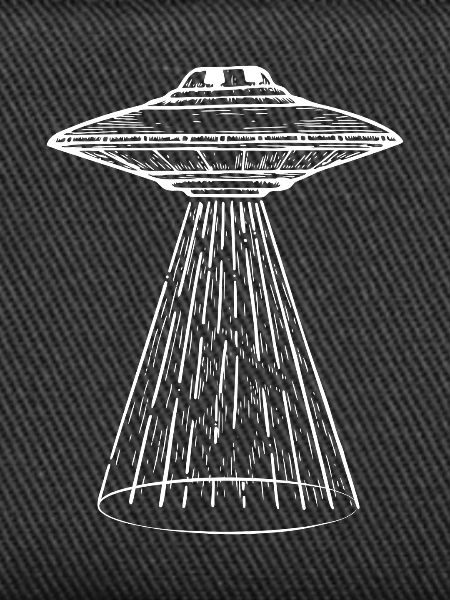 UFO Light-Beam Illustration