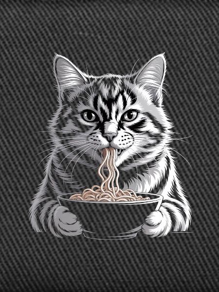 Cat Eats Ramen