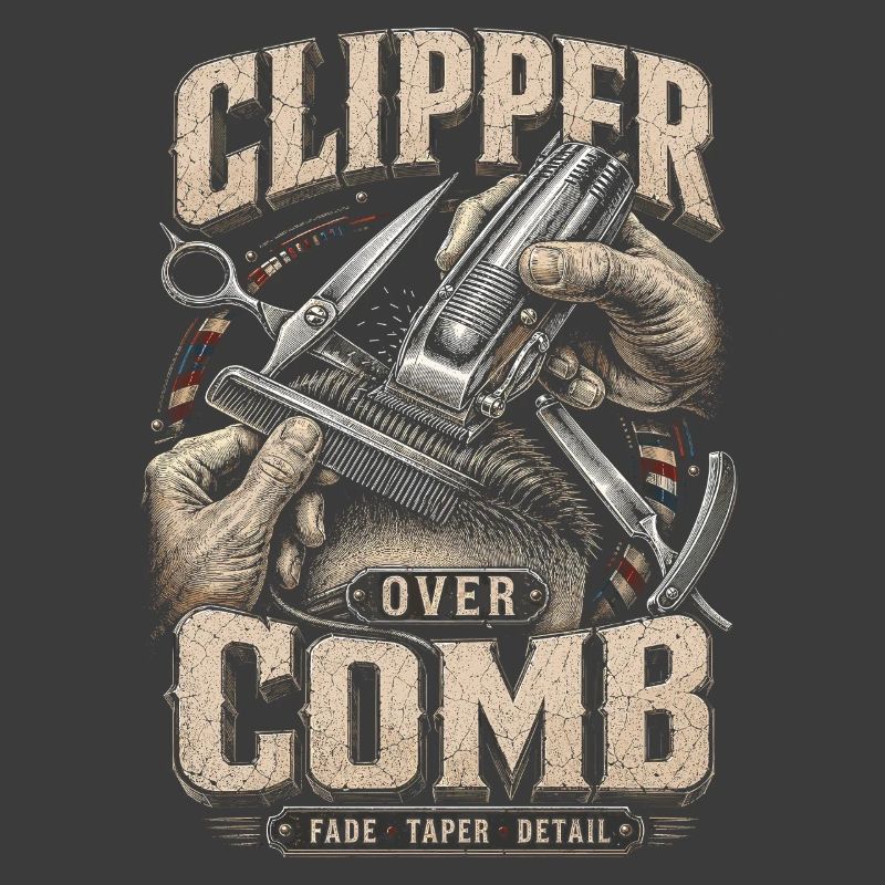Barber Barbier Clipper Over Comb