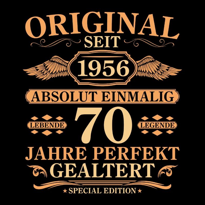 Original seit 1956 Baujahr 70. Geburtstag