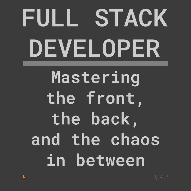 Full Stack Develo: Front, Back und Chaos