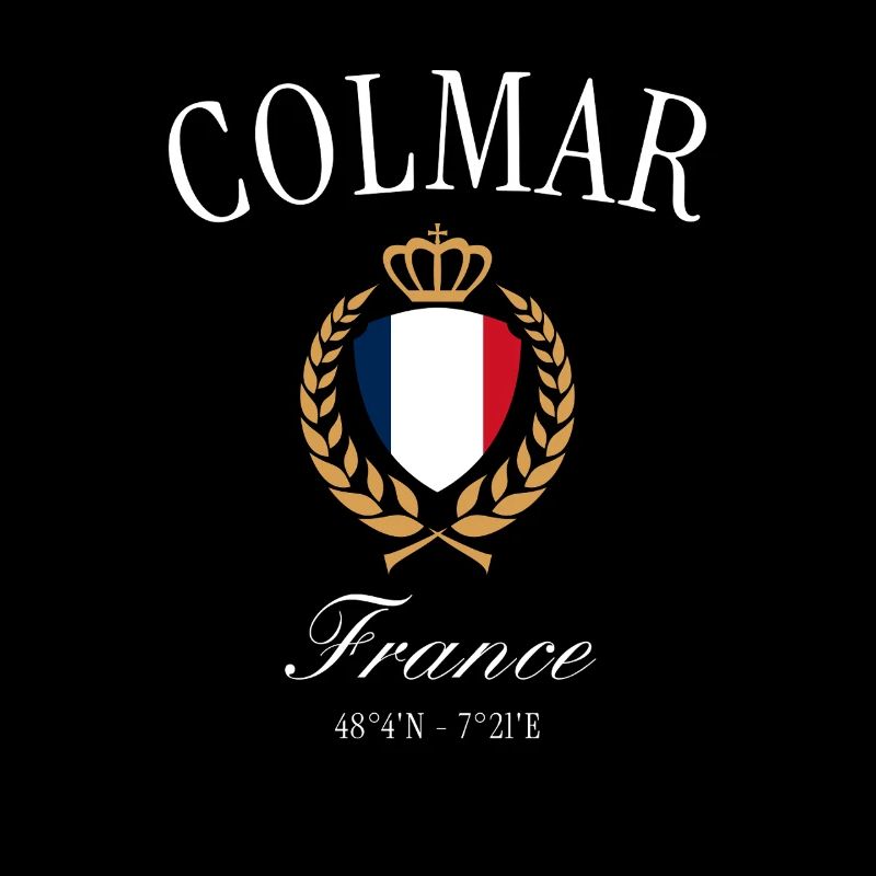 Colmar Frankreich Wappen Krone – Reise Souvenir
