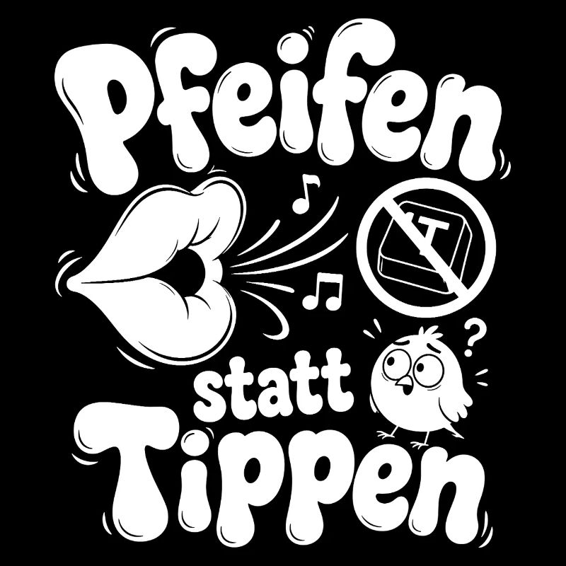 Pfeifen Statt Tippen