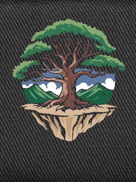 Tree Island Circle Landscape
