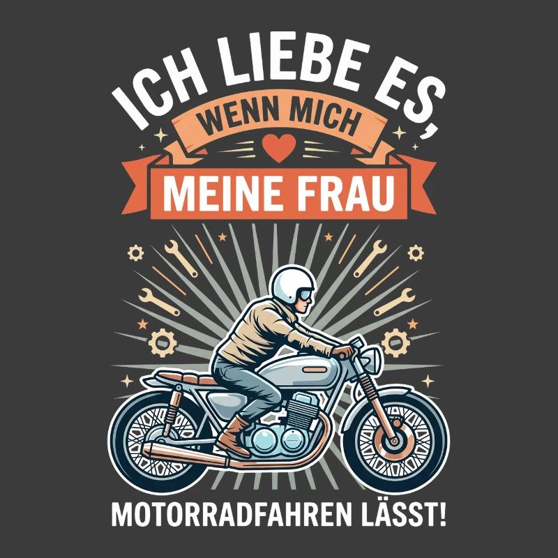 Motorradfahrer Ehemann Lustiger Spruch Biker