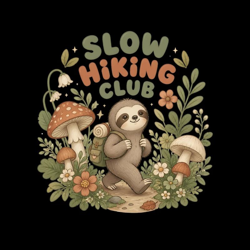 Slow Hiking Club Sloth