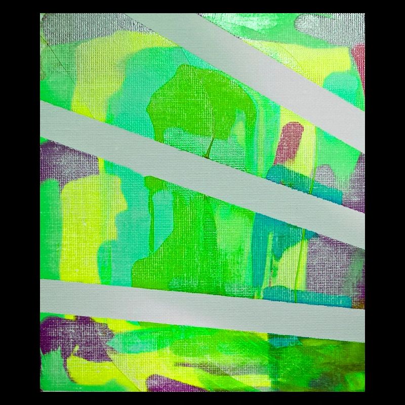 Neon Kaleido Abstrakt